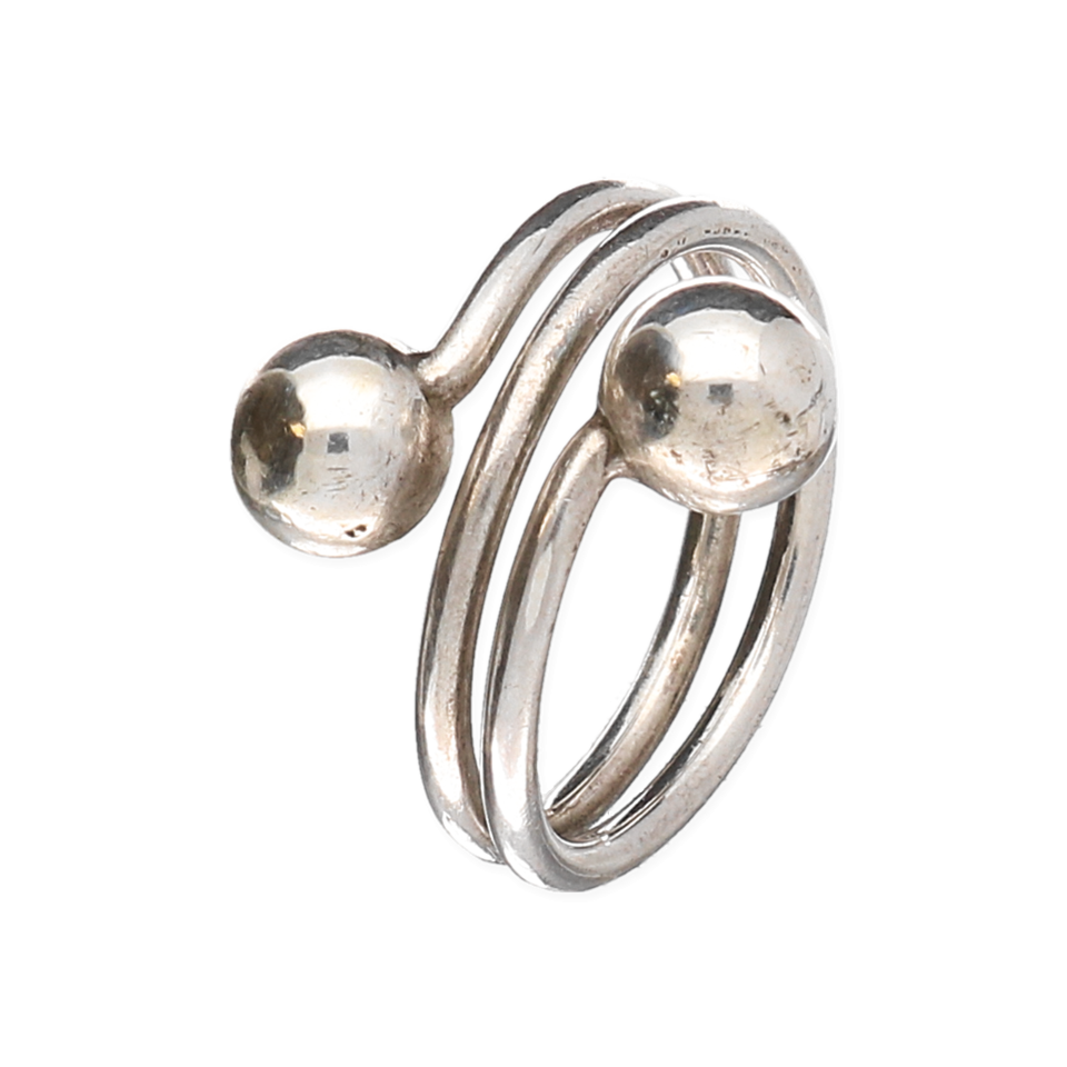 Handel In detail stroomkring Zilveren moderne gedraaide ring| #RECLAIMED 7360 | Reclaimed.nl